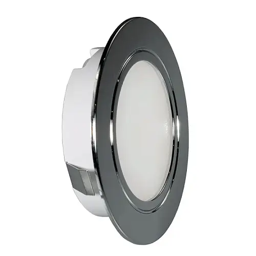 Точечный встраиваемый светодиодный светильник LED Polus LUX, 3,5W, 220V, хром, нейтральный белый — купить оптом и в розницу в интернет магазине GTV-Meridian.